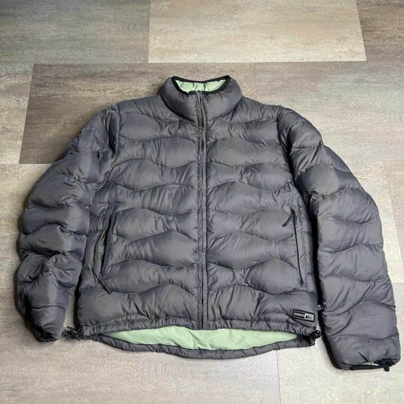 SOLD REI Womens Reversible Down Jacket Large - Picture 1 of 5